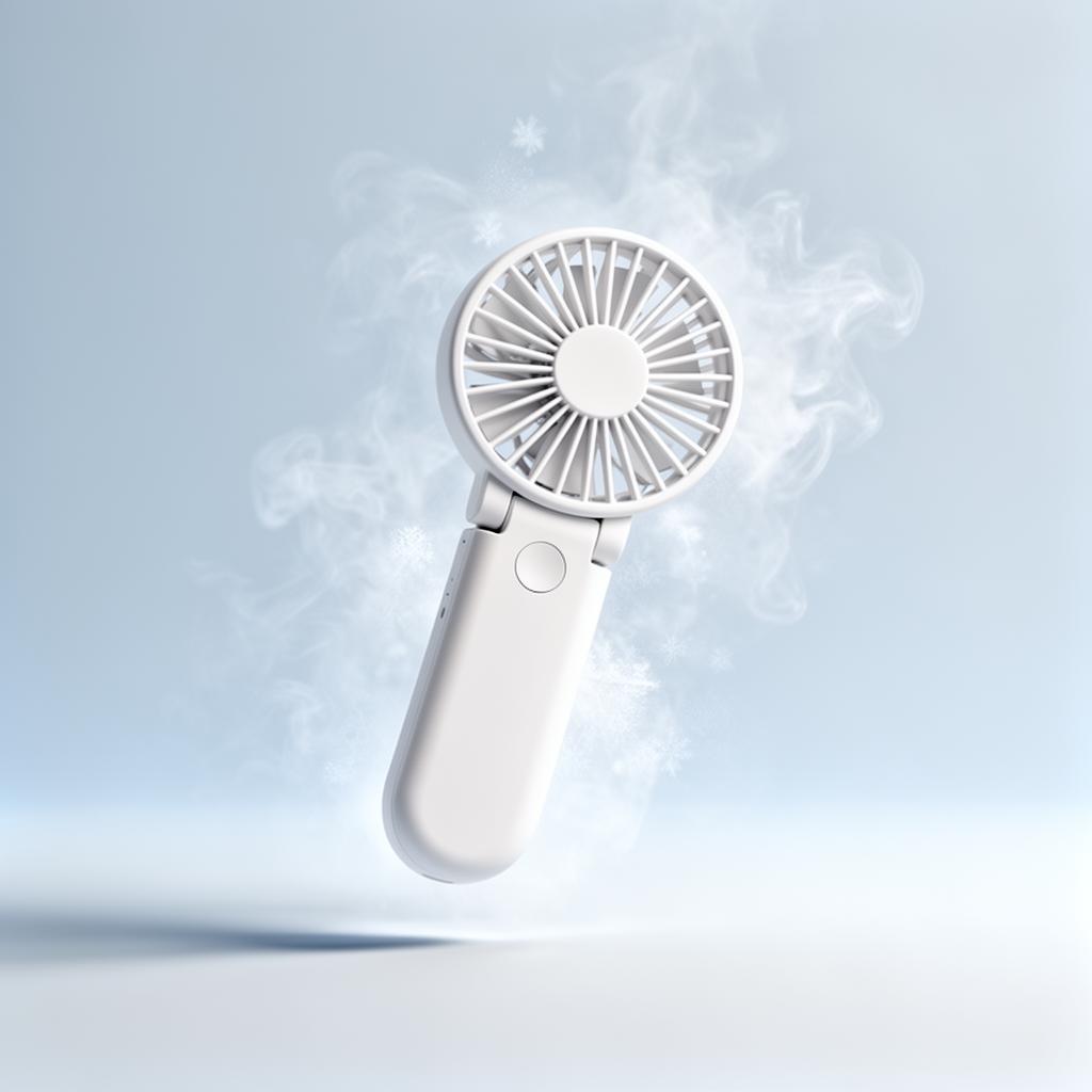 Ventiq Arctic Pocket Fan with frost vapor